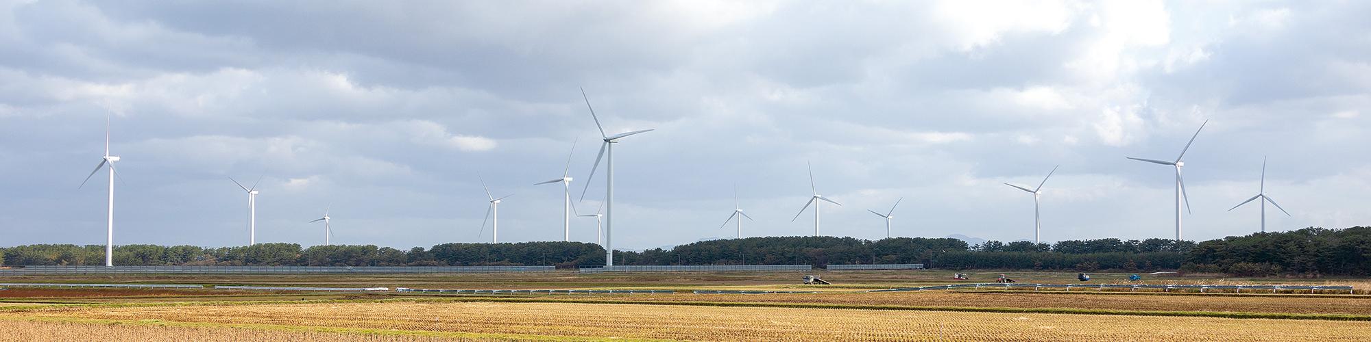 日本国内最大规模陆上风力发电项目的意义
