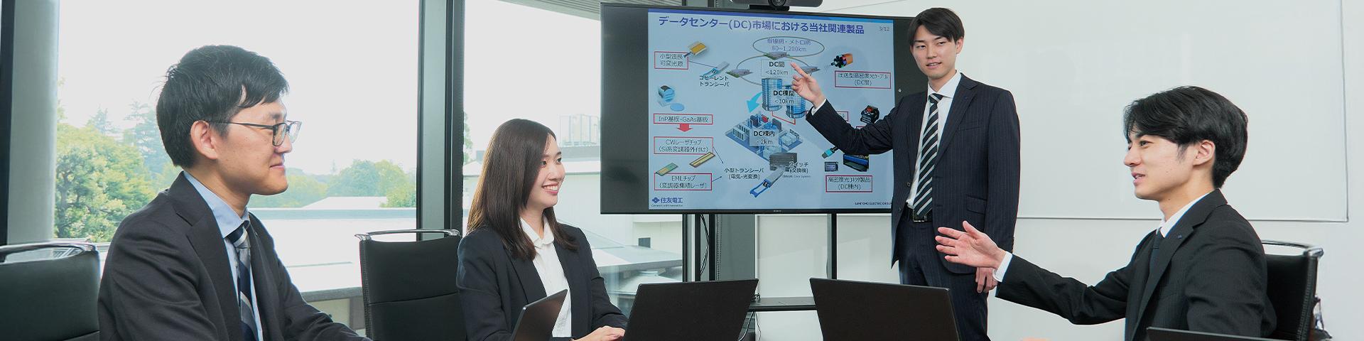 引领AI时代发展的营销战略 ～住友电工集团的光器件：与日本以外销售公司携手开展营销～