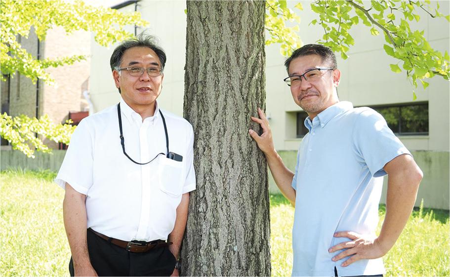 推进ITER项目的日方沟通窗口 国立研究开发法人 量子科学技术研究开发机构 铃木 哲（左）与 江里 幸一郎（右）
