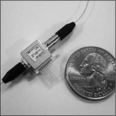 100Gbit/s CFP光トランシーバ搭載用小型半導体光増幅器（SOAモジュール）