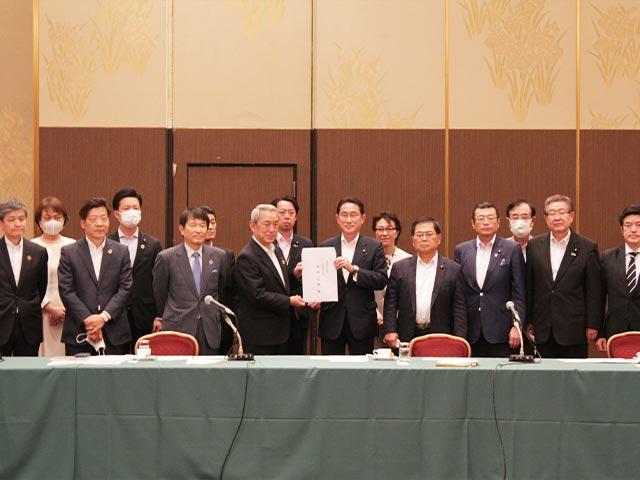 自民党大阪府連所属議員と経済3団体との意見交換会