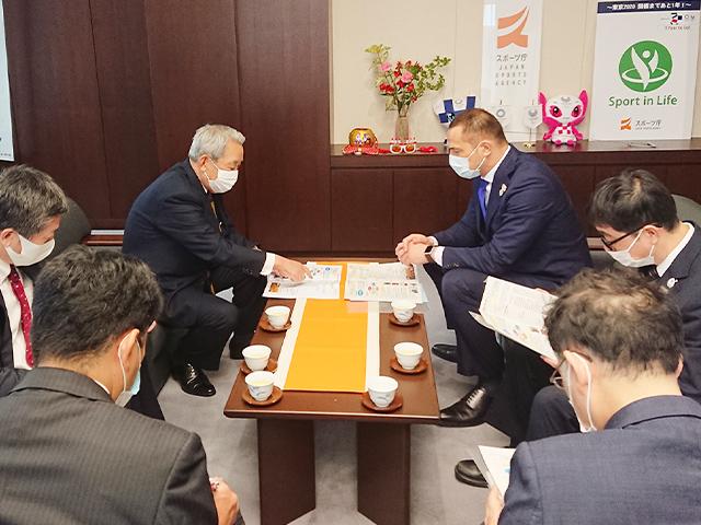 スポーツ庁 室伏広治長官を訪問