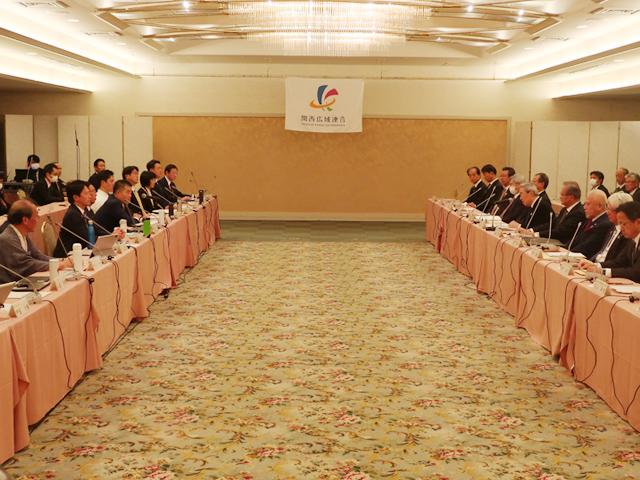 関西広域連合と関西経済界との意見交換会