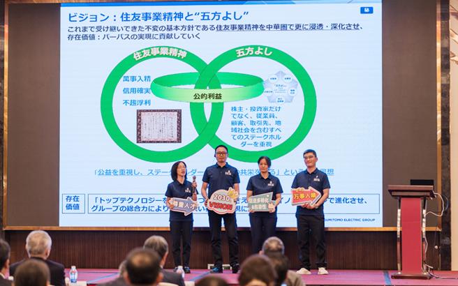 現地での事業精神展開に関するプレゼン