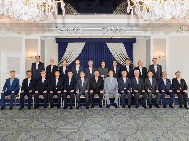 何立峰中国副首相との朝食懇談会