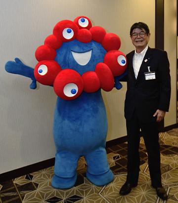 ミャクミャクの応援にも感謝
