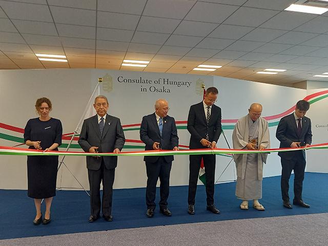 ハンガリー共和国在大阪領事館 開館セレモニー