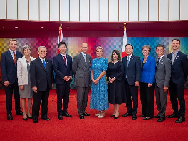 英国エディンバラ公爵殿下・妃殿下をお迎えしての午餐会