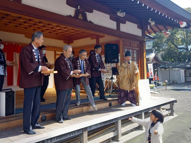 淡路島弁財天厳島神社例大祭 参列
