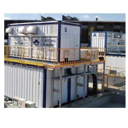 レドックスフロー電池 ラインナップ 住友電工