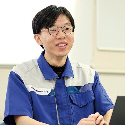 住友電工デバイス・イノベーション（株）光デバイス事業部製造技術部 第二製造技術課 関口 拓真