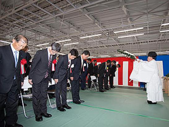 竣工式のようす
