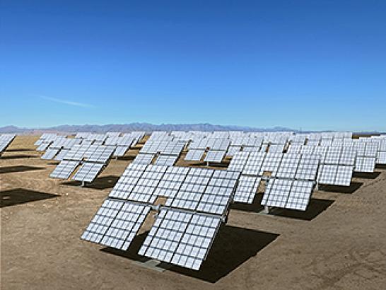 CPV発電プラント完成イメージ