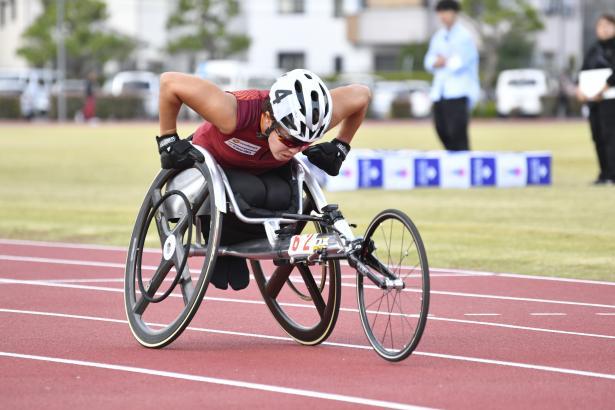 女子車いす100m