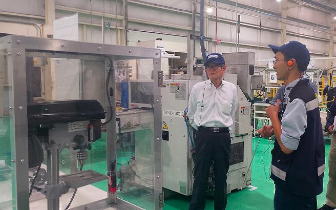 SEMX工場見学にて