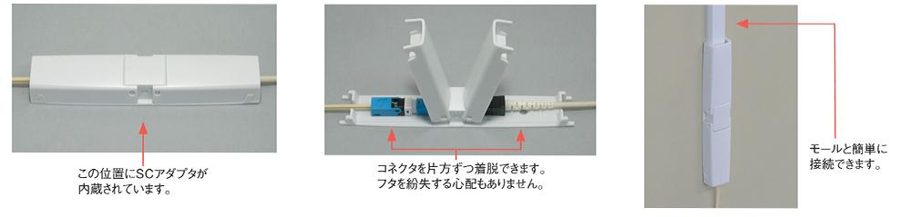 宅内配線 光コネクタケース - 製品情報 住友電工Optigate