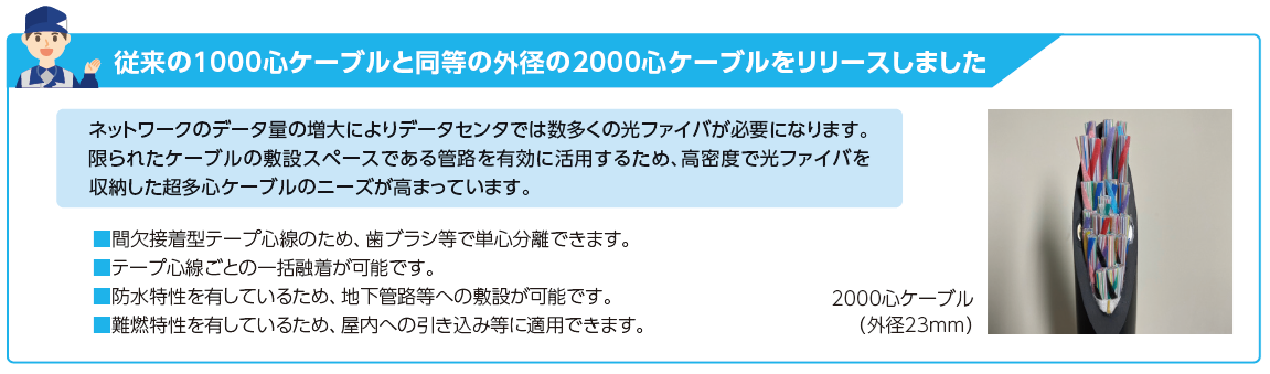 2000心ケーブル