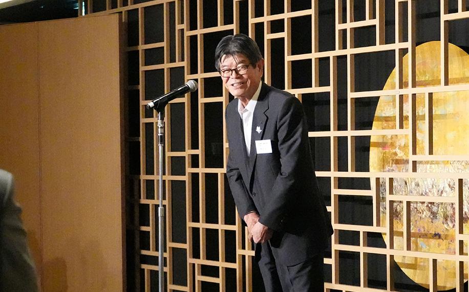 懇親会場でのご挨拶