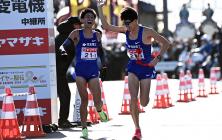 関西実業団対抗駅伝競走大会_3区4区田村選手阿部選手