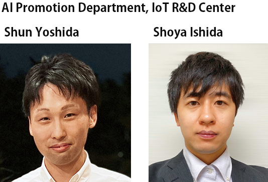 AI Promotion Department, IoT R&D Center  Shun Yoshida Shoya Ishida