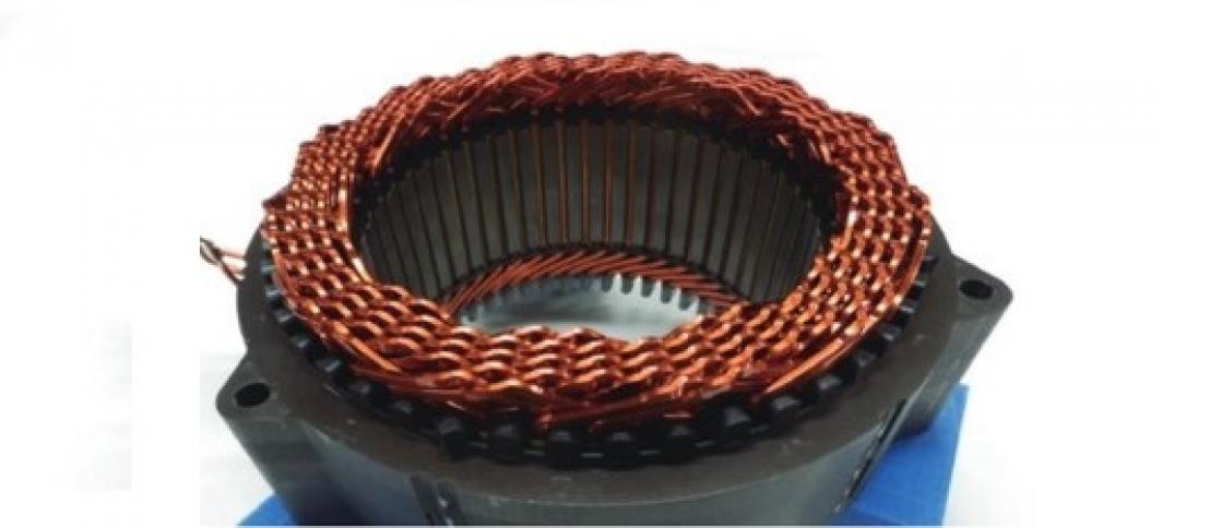 Rectangular wire for drive motors