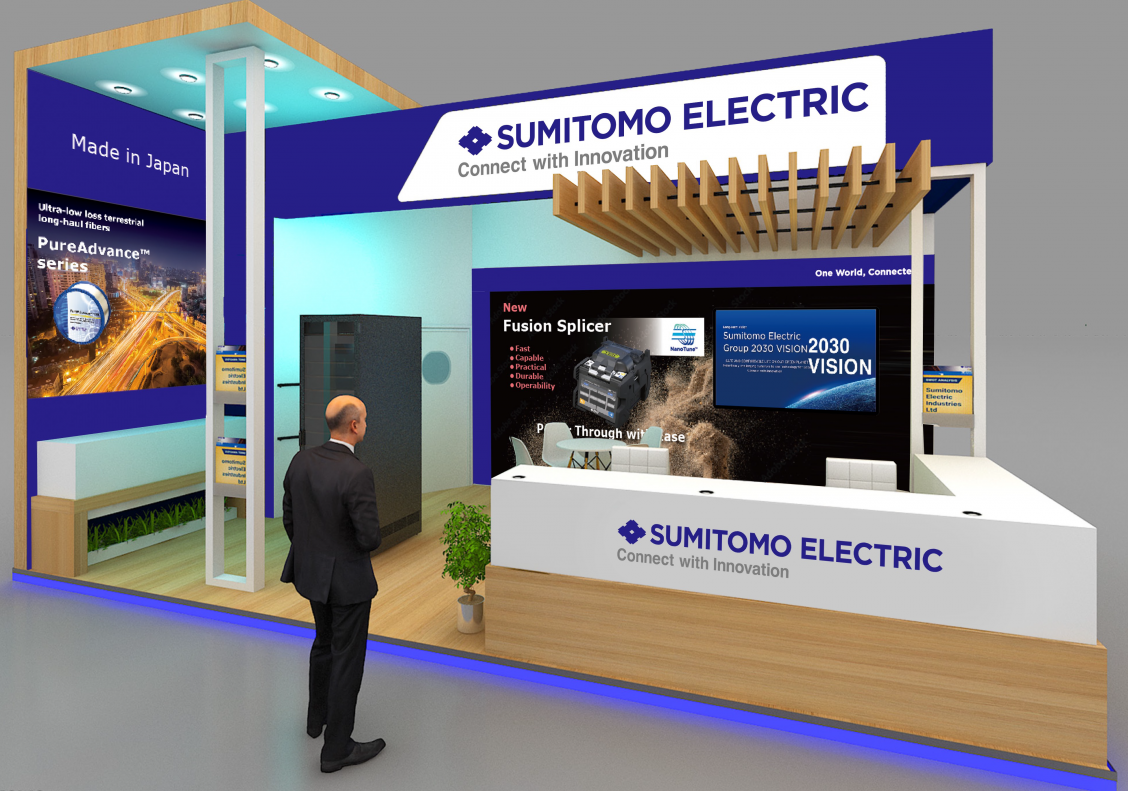 Sumitomo electric exhibits at gitex global 2022 sumitomo electric