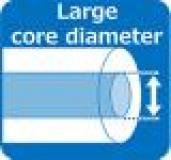 Large core diameter