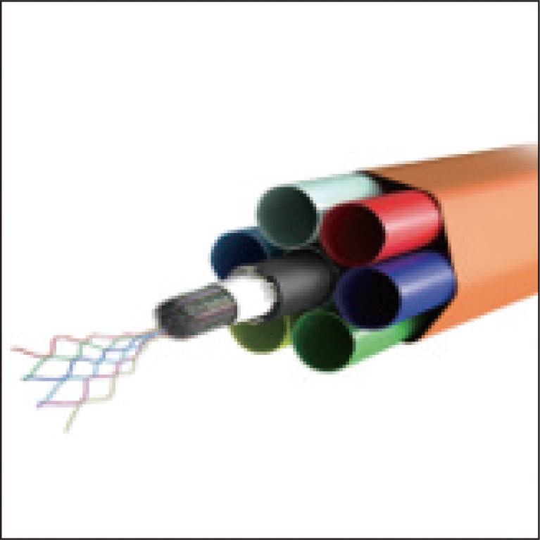 Ultra-High-Density Microduct Optic Cable with Freeform Ribbons for Air-Blown Installation