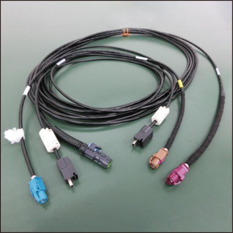 High-Speed Transmission Sub-Harness for Automated Driving