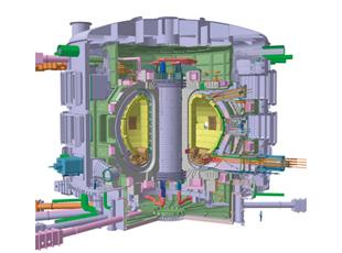 External view of the ITER main unit.