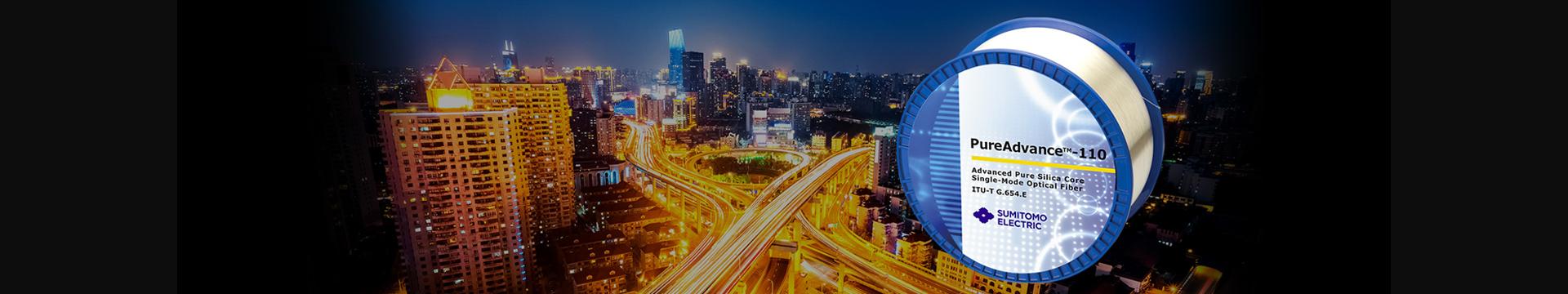 Ultra-low loss terrestrial long-haul fibers PureAdvance™ series