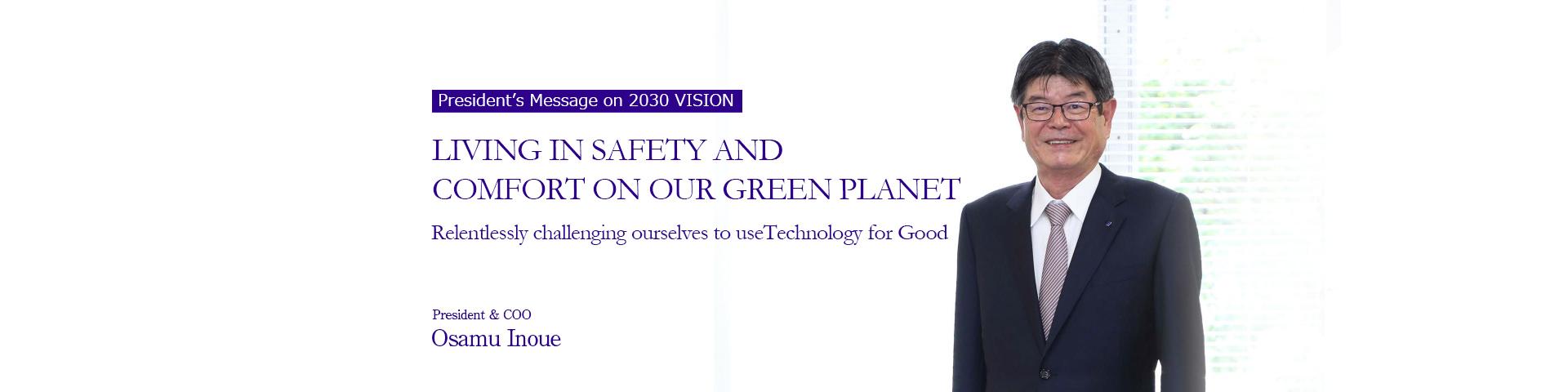 President’s Message on 2030 VISION