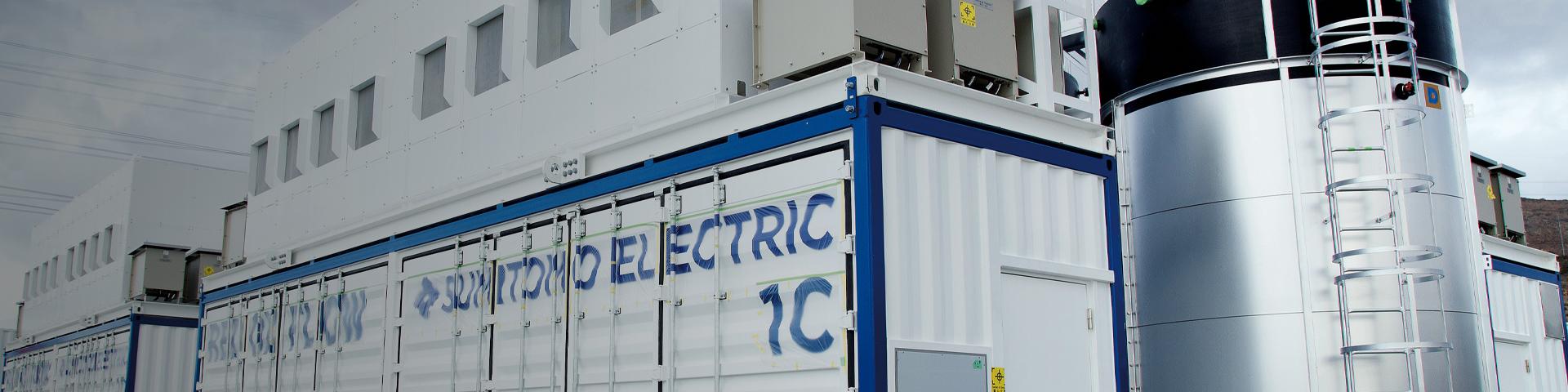 Redox flow energy storage battery system installed in California: 8,000 kWh (2,000 kW x 4 h)