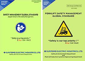 (left) Safety Management Global Standard (right) Forklift Safety Management Global Standard