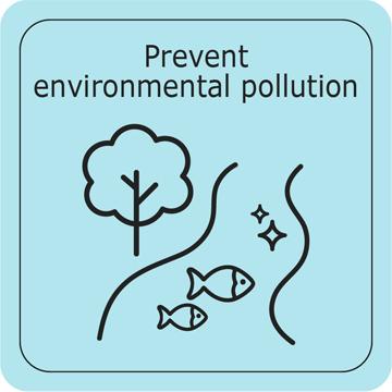 Prevent environmental pollution