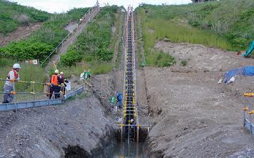 HVDC XLPE submarine and land cables connects Hokkaido to Honshu