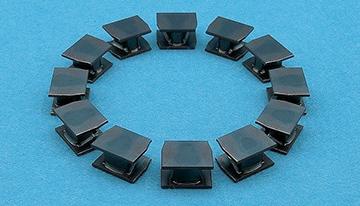 Integrated double-flange soft magnetic composite