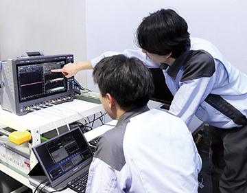 The ANTech research team members diligently collecting experimental data