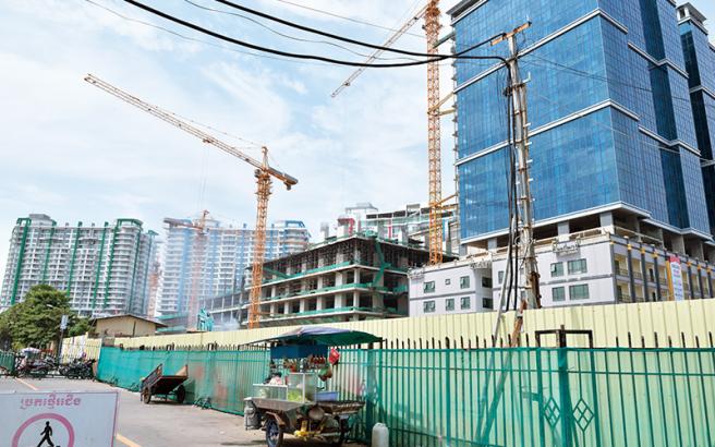 Construction is underway everywhere in Phnom Penh Capital City