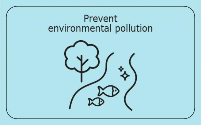 Prevent environmental pollution