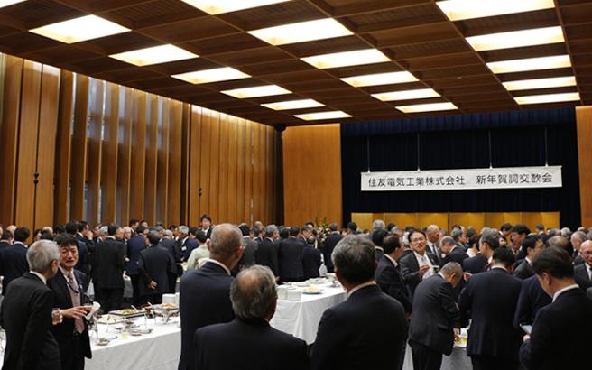 Scene from the reception