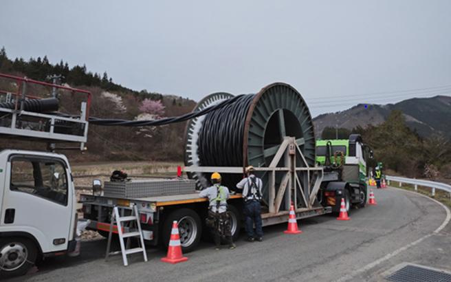 154 kV transmission lines for Sumita Tono Wind Farm, Onshore Wind Power Plant
