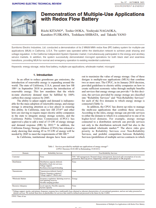 redox flow battery