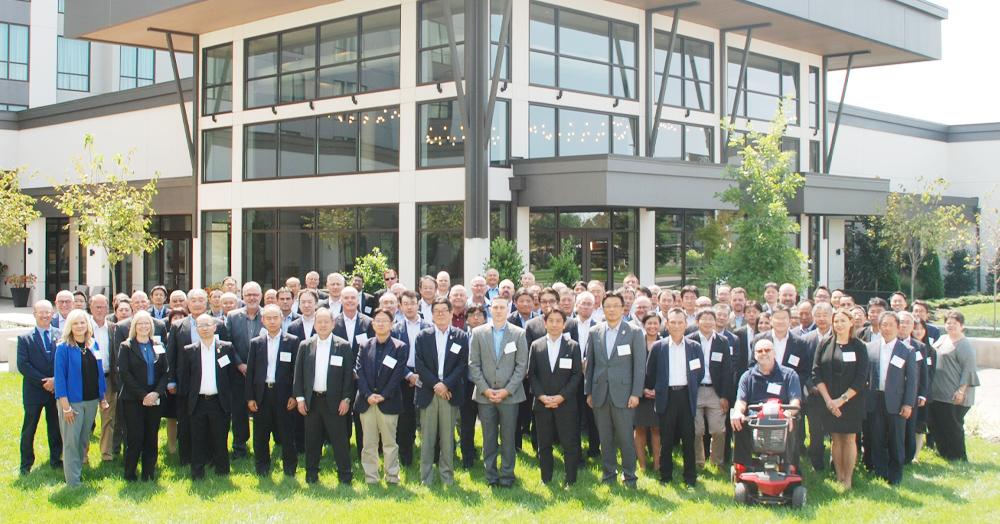 Group photo with attendees