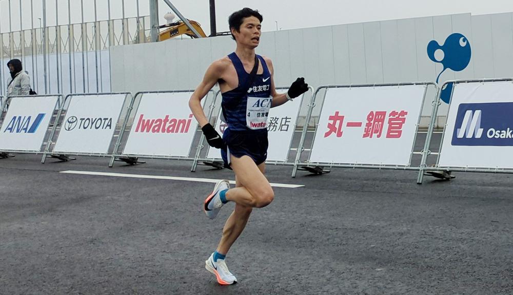 Our team’s anchor Hiroki Abe