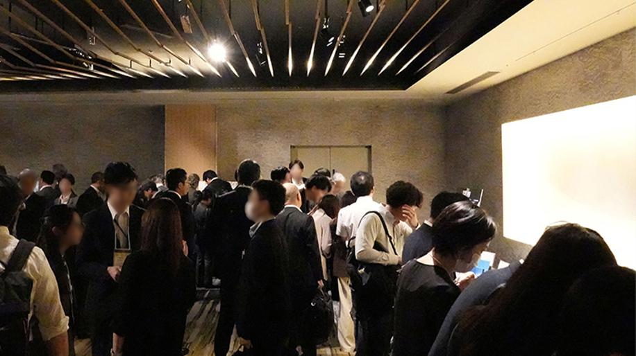 Scene from the exhibition hall