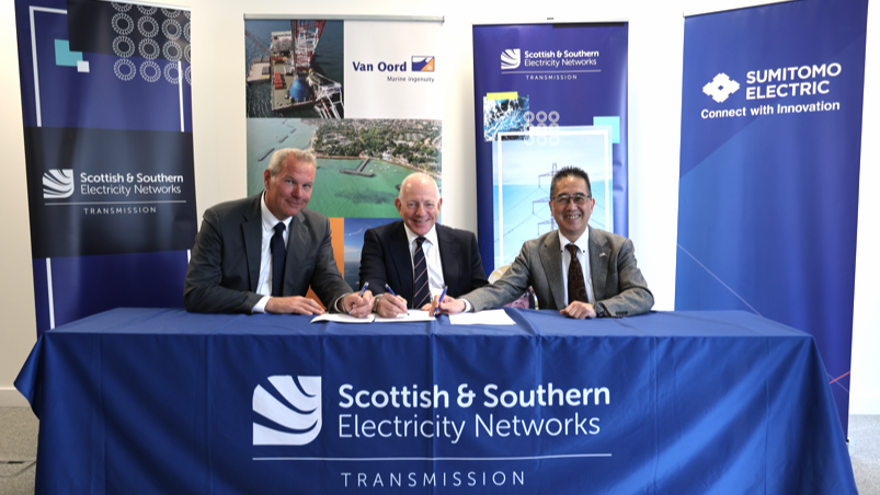 The signing ceremony